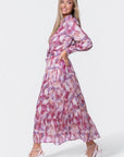 Connie Dress (Purple Pattern) - Dress - Yakira Bella