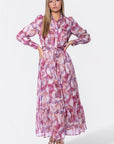 Connie Dress (Purple Pattern) - Dress - Yakira Bella