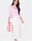 CROPPED TEE (PINK BLUSH) - Top - Yakira Bella