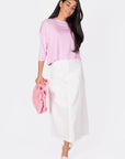 CROPPED TEE (PINK BLUSH) - Top - Yakira Bella