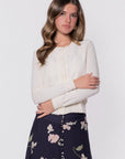 Dahlia Cardigan (White) - Top - Yakira Bella