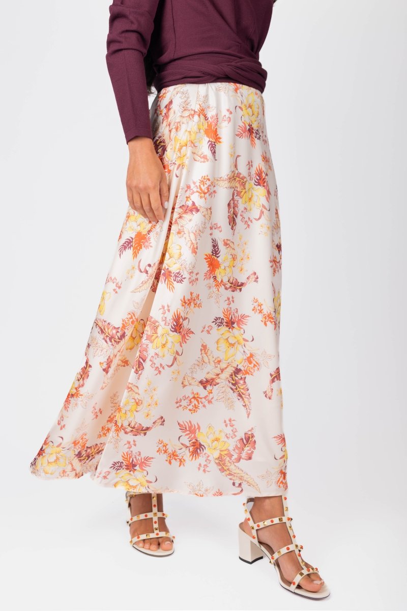 Dakota Skirt (Beige Ground) - Skirt - Yakira Bella