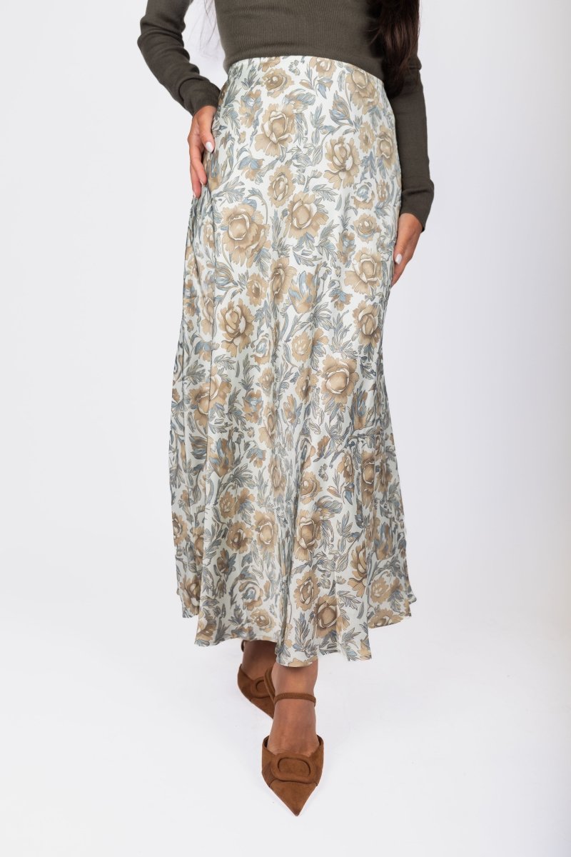 Dakota Skirt (Beige/Khaki) - Skirt - Yakira Bella