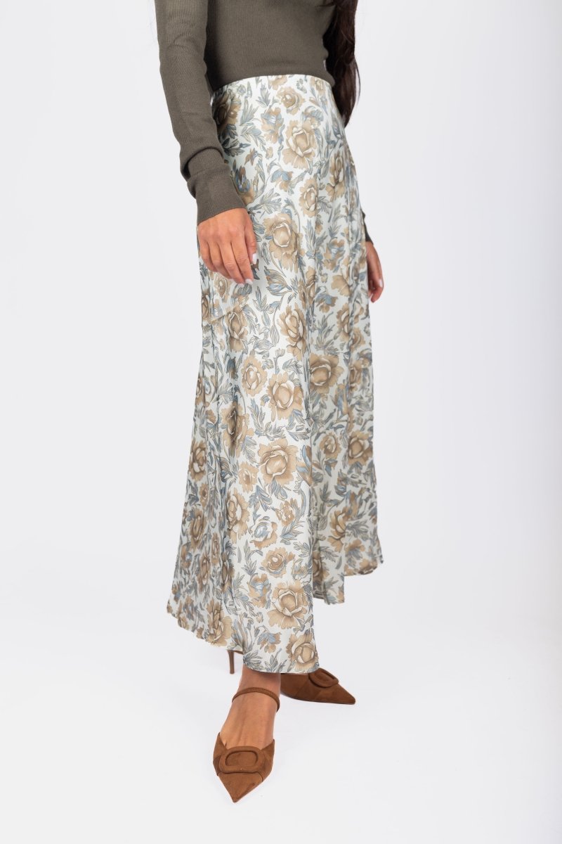 Dakota Skirt (Beige/Khaki) - Skirt - Yakira Bella