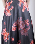 Dakota Skirt (Black Flower) - Skirt - Yakira Bella