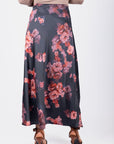 Dakota Skirt (Black Flower) - Skirt - Yakira Bella