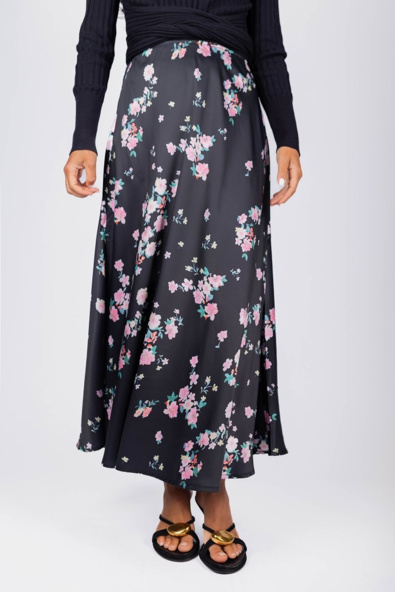 Dakota Skirt (Black Ground) - Skirt - Yakira Bella