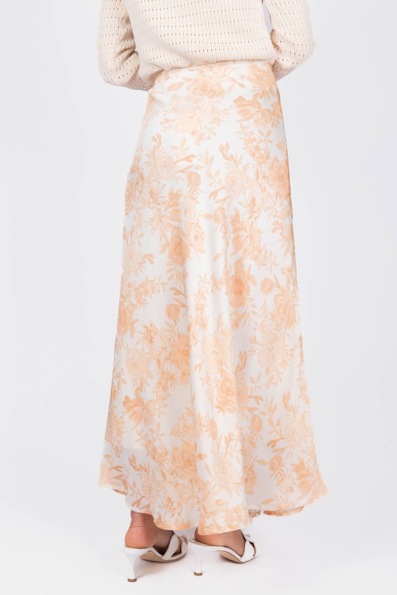 DAKOTA SKIRT (IVORY/PEACH) - Skirt - Yakira Bella