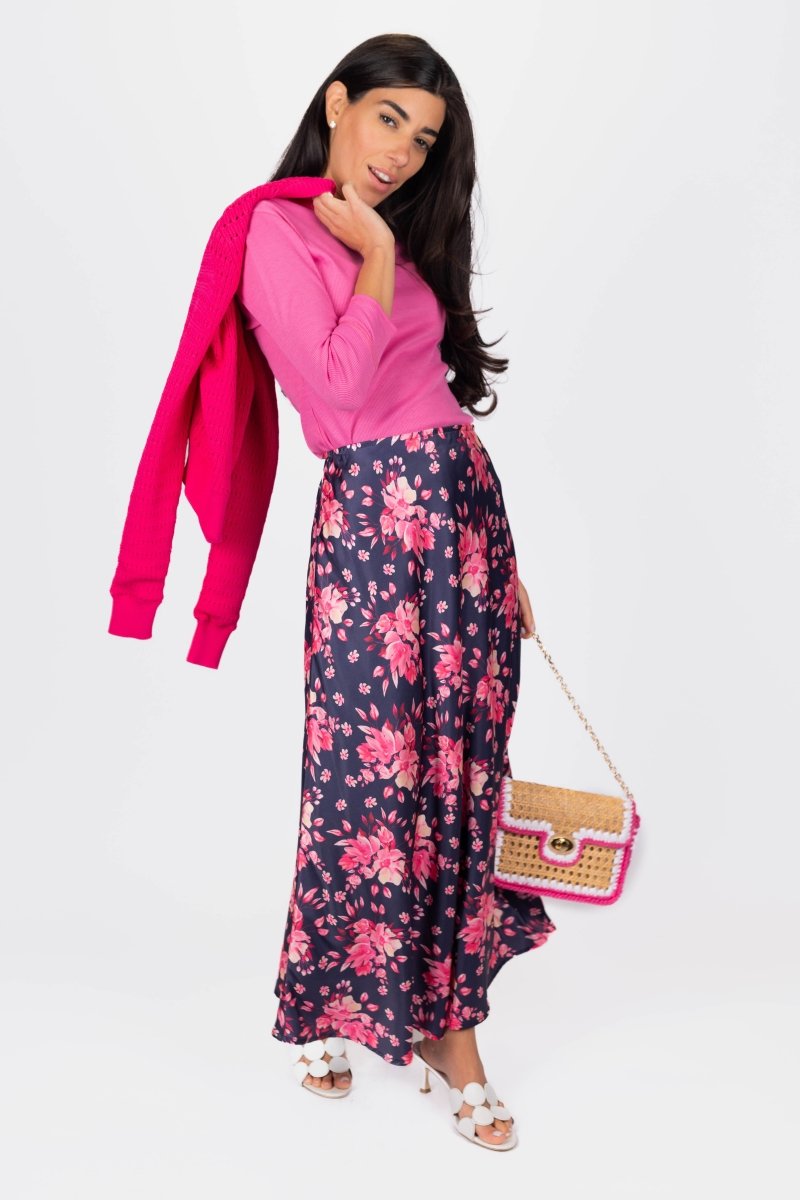 DAKOTA SKIRT (NAVY GROUND) - Skirt - Yakira Bella