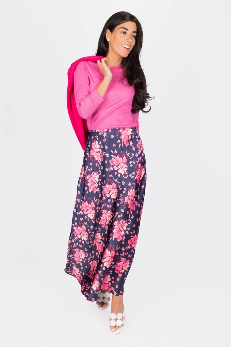 DAKOTA SKIRT (NAVY GROUND) - Skirt - Yakira Bella