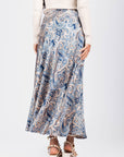 Dakota Skirt (Navy/Brown) - Skirt - Yakira Bella