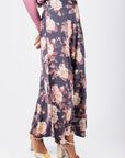 Dakota Skirt (Navy/Burgundy) - Skirt - Yakira Bella