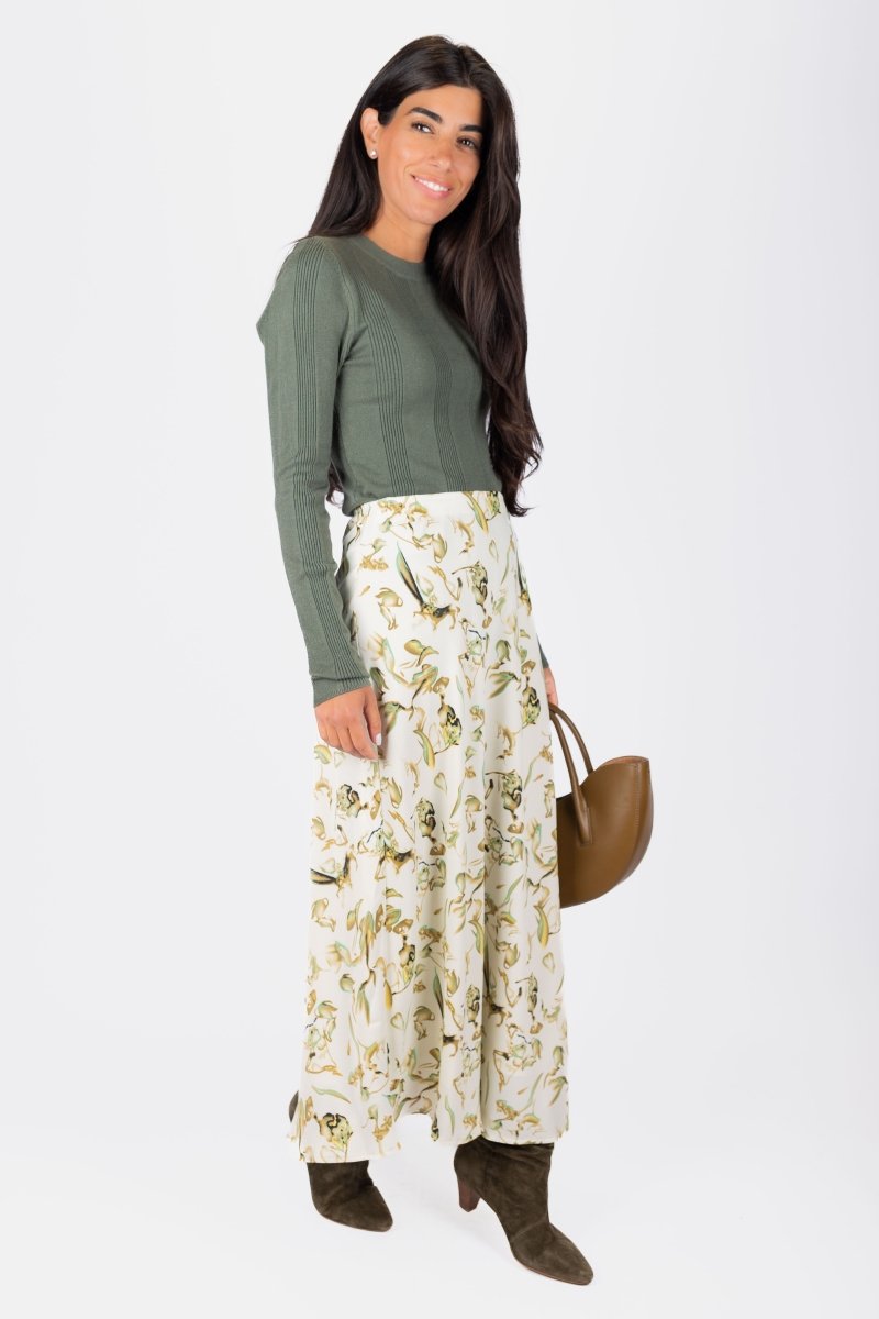 Dakota Skirt (Olive Green) - Skirt - Yakira Bella