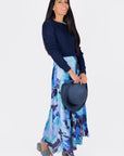 DAKOTA SKIRT (PURPLE PATTERN) - Skirt - Yakira Bella