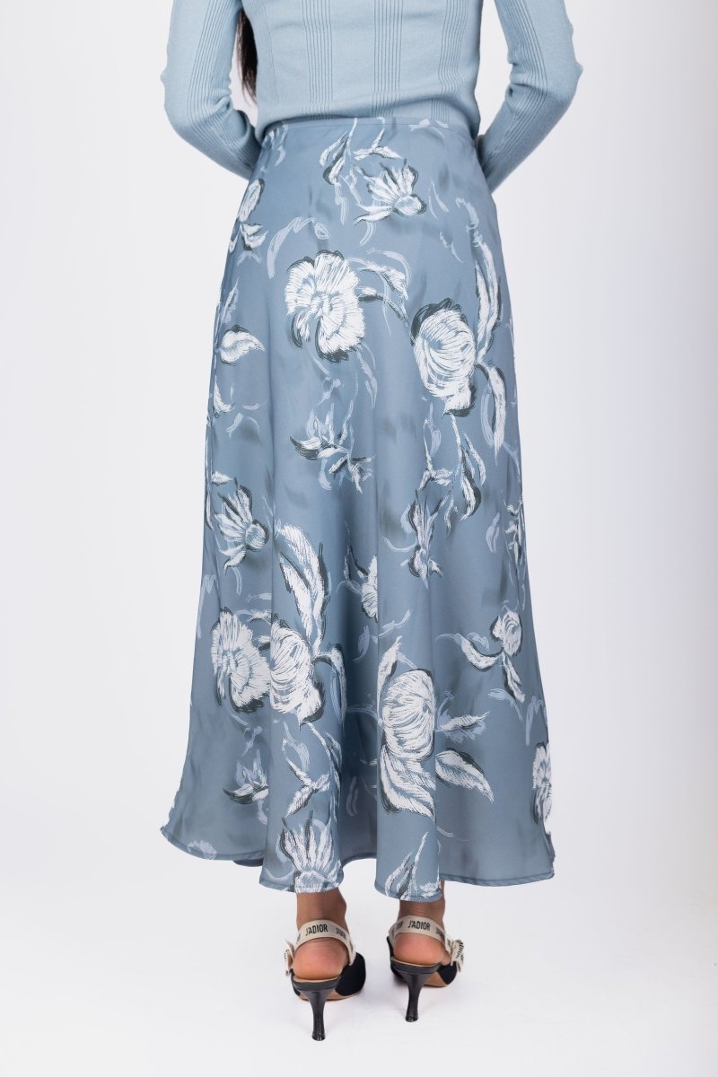 Dakota Skirt (Stone Blue) - Skirt - Yakira Bella