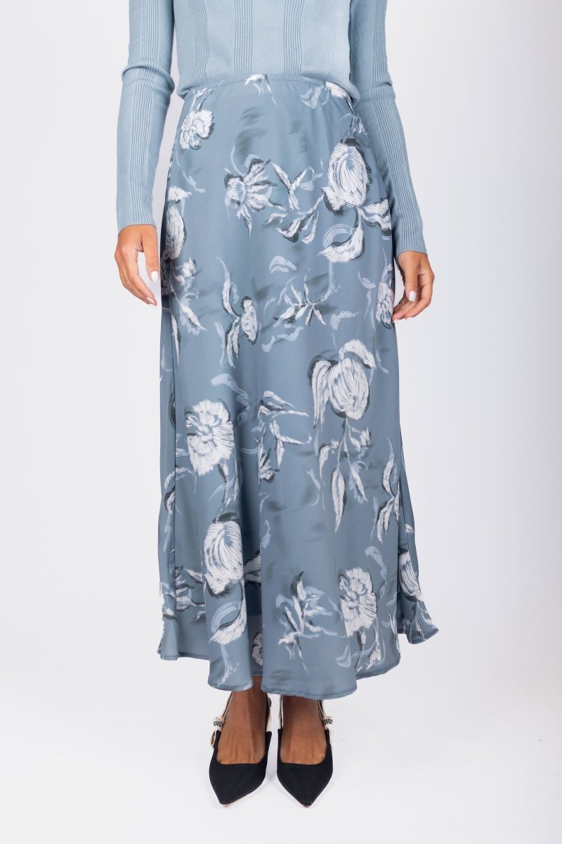 Dakota Skirt (Stone Blue) - Skirt - Yakira Bella