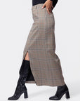 Delia Skirt (Brown) - Skirt - Yakira Bella