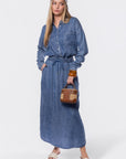 Denver Skirt 36" (Blue) - Skirt - Yakira Bella