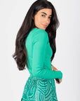 Dina Top (Light Green) - Top - Yakira Bella