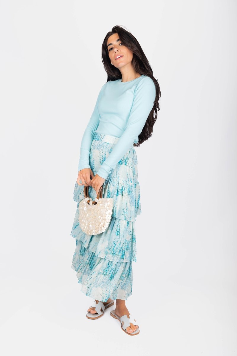 Dina Top (Mint Blue) - Top - Yakira Bella