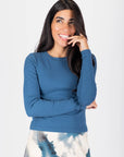 Dina Top (Teal Blue) - Top - Yakira Bella