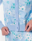 Donna Cardigan (Mint Flower) - Top - Yakira Bella