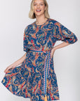EDEN DRESS (BLUE) 38" - Dress - Yakira Bella