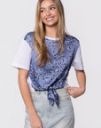 Edie Top (Blue Pattern) - Top - Yakira Bella