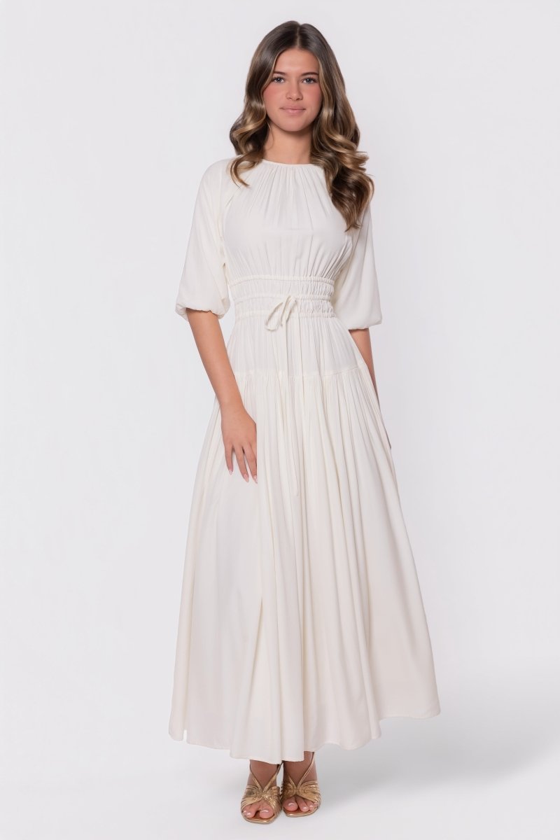 Eleanor Dress (Ivory)  Yakira Bella