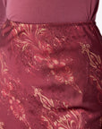 Elenia Skirt (Burgundy Pattern) - Skirt - Yakira Bella