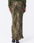 Elenia Skirt (Dark Green Pattern) - Skirt - Yakira Bella