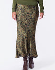 Elenia Skirt (Dark Green Pattern) - Skirt - Yakira Bella