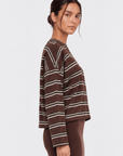 Elka Top (Brown Black) - Top - Yakira Bella
