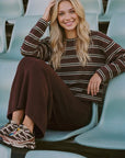 Elka Top (Brown Black) - Top - Yakira Bella