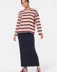 Elka Top (Pink Navy) - Top - Yakira Bella