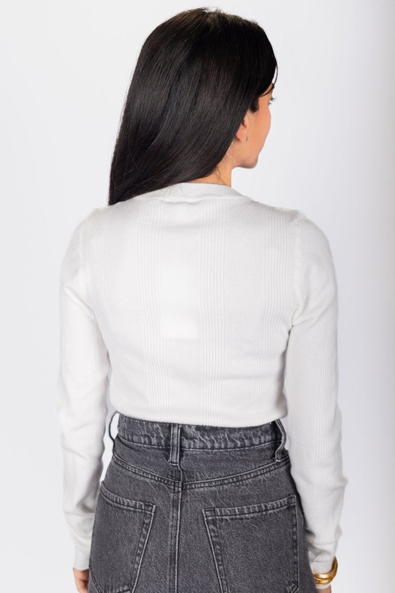 Ellery Top (Ivory) - Top - Yakira Bella