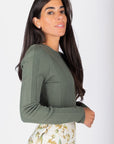 Ellery Top (Sage) - Top - Yakira Bella