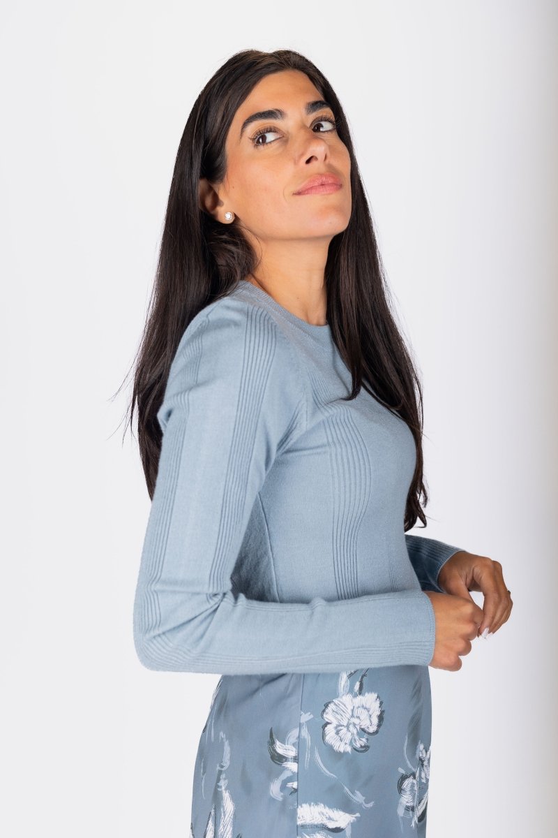 Ellery Top (Slate Blue) - Top - Yakira Bella