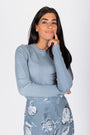 Ellery Top (Slate Blue) - Top - Yakira Bella