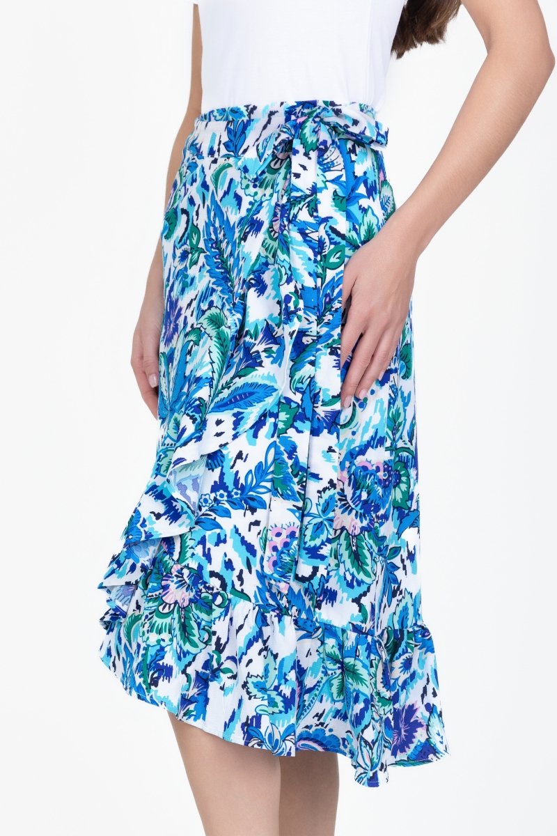 EMERSON SKIRT BLUE GREEN Yakira Bella