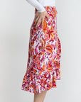 Emerson Skirt (White/Purple) - Skirt - Yakira Bella