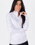 ENDURE HALF ZIP (WHITE) - Top - Yakira Bella