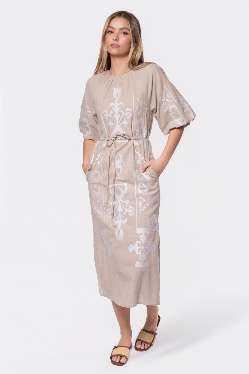 Erica Dress (Beige) XL Erica Dress (Beige) XL