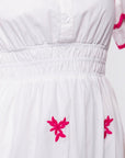 Estelle Dress (White Pink) - Dress - Yakira Bella