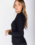 Fiora Cardigan (Black) - Top - Yakira Bella