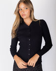 Fiora Cardigan (Black) - Top - Yakira Bella