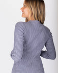 Fiora Cardigan (Blue Grey) - Top - Yakira Bella
