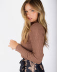 Fiora Cardigan (Brown) - Top - Yakira Bella