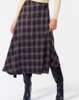 Foley Skirt (Black Plaid) - Skirt - Yakira Bella
