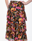 Gia Skirt (Black Pattern) - Skirt - Yakira Bella